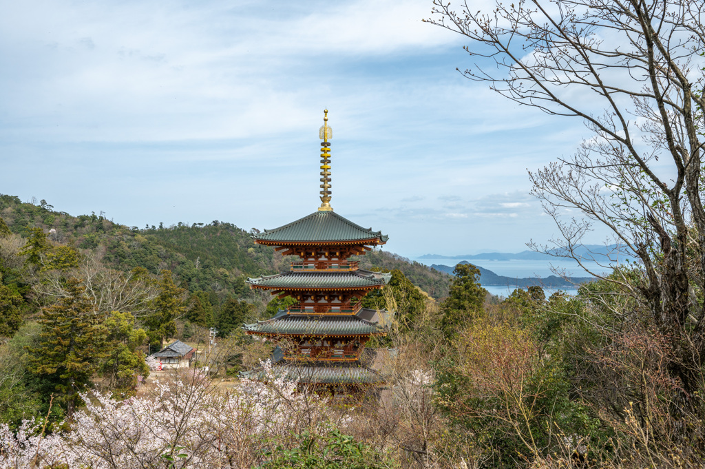 五重塔・遠