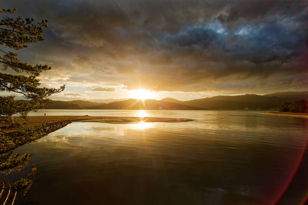 天橋立松並木から