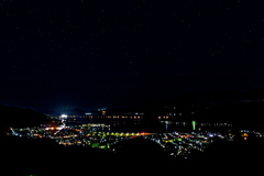 一字観公園展望台からの夜景