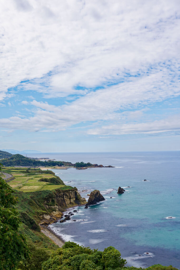 丹後半島 屏風岩