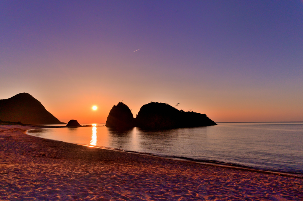 丹後松島　夕日