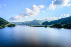 城崎から見た自然景観