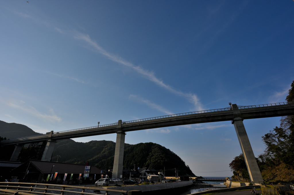 兵庫県山陰海岸ジオパーク　餘部鉄橋