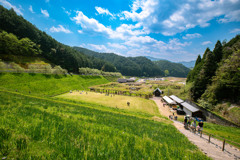 白井大町藤公園高台から