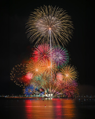 宮津燈籠流し花火大会2025②