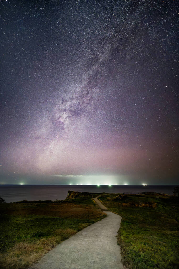大成古墳と天の川