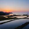 袖志の棚田-春-