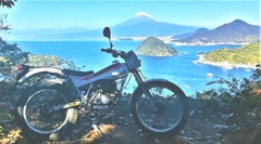 40年前のオンボロバイクで山に登った