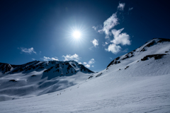 新雪の立山