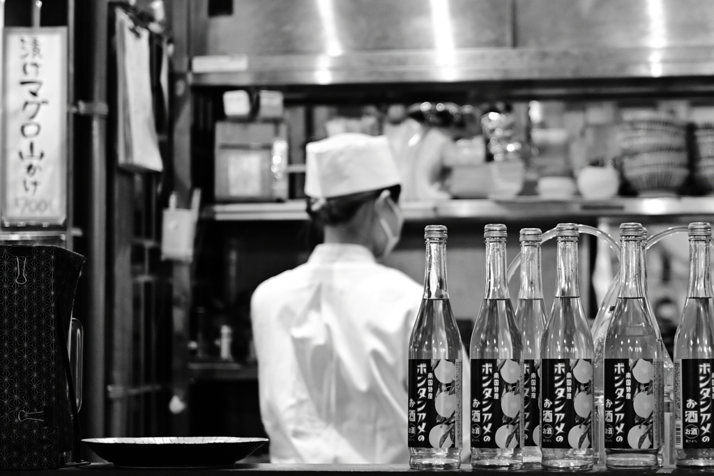 居酒屋にて