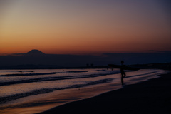 夕刻の湘南の海 夕刻の湘南の海