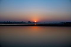 静かな夕暮れのとき