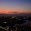 梅雨明け後の夕景