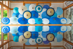 夏色の床和傘