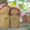 夏を装うお地蔵さんたち