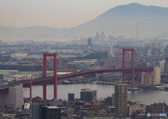 【古い写真風・300dpi・A3Y+6mm】若戸大橋
