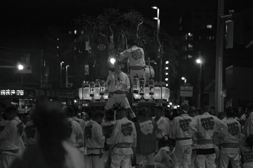 【戸畑祇園 2023】西大山笠　取締役　大忙し