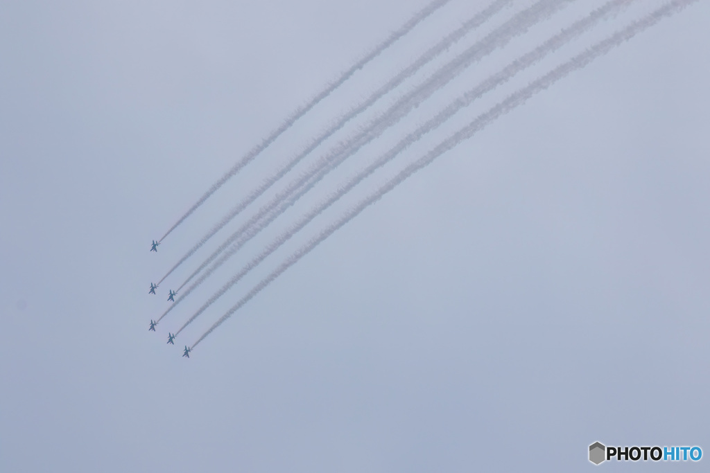 九州新幹線開業（長崎駅）ブルーインパルス