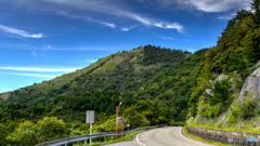 【HDR・4K】山の中のやまなみハイウェイ