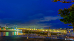 【HDR・4K】門司港金色の橋