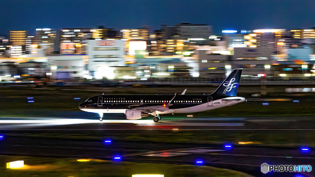 【HDR・4K】福岡空港スターフライヤーの着陸