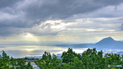 【HDR・4K】台風前日の別府湾
