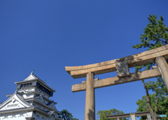 【300dpi+A4Y+6mm】小倉城と八坂神社
