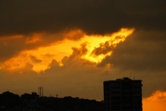 戸畑渡場からの夕焼け