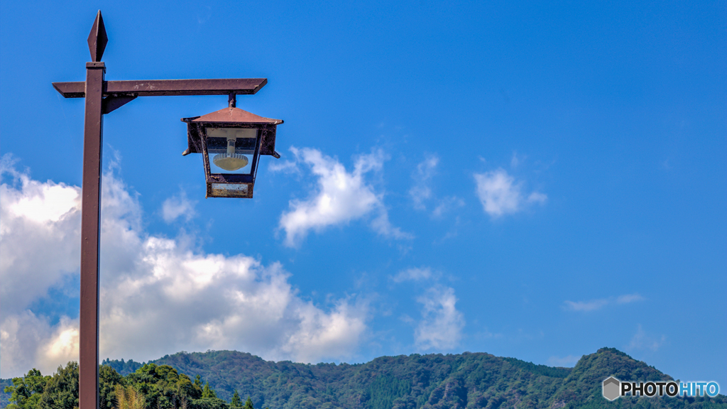 【HDR・4K】耶馬溪の街灯