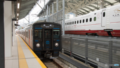 【HDR・4K】長崎駅の快速とかもめ