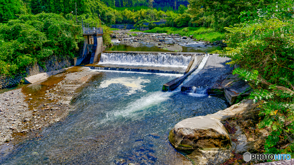 【HDR・4K】やまなみハイウェイに沿う川