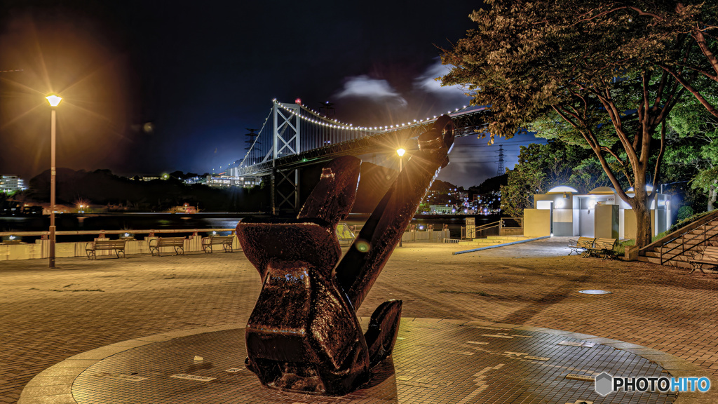 【HDR・4K】イカリと関門橋