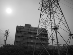 雲の中の太陽