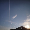 飛行機雲　２