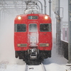 名鉄　６０００系　雪の日４