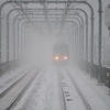 名鉄　６０００系　雪の日３