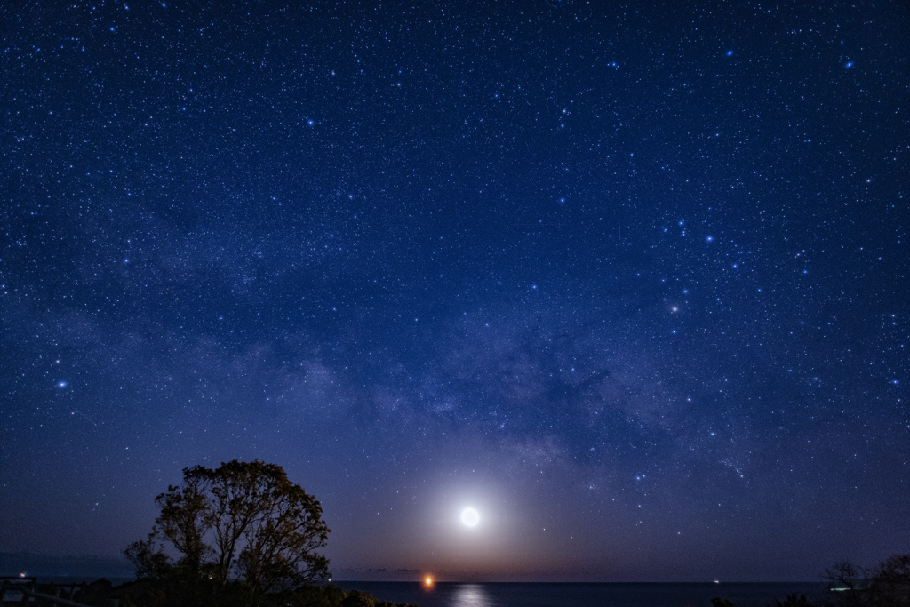 月夜の天の川