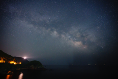 闇夜の大河