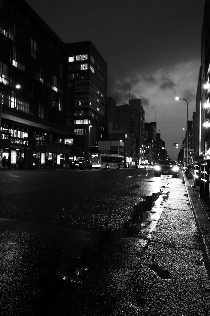 夜の雨