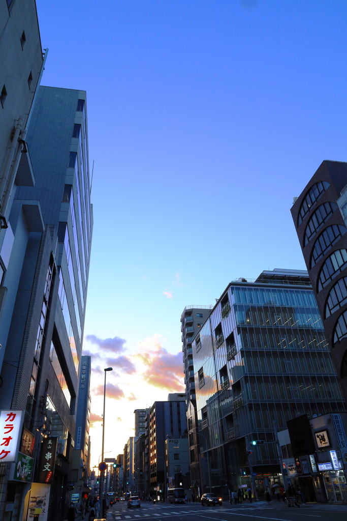 夕暮れ時