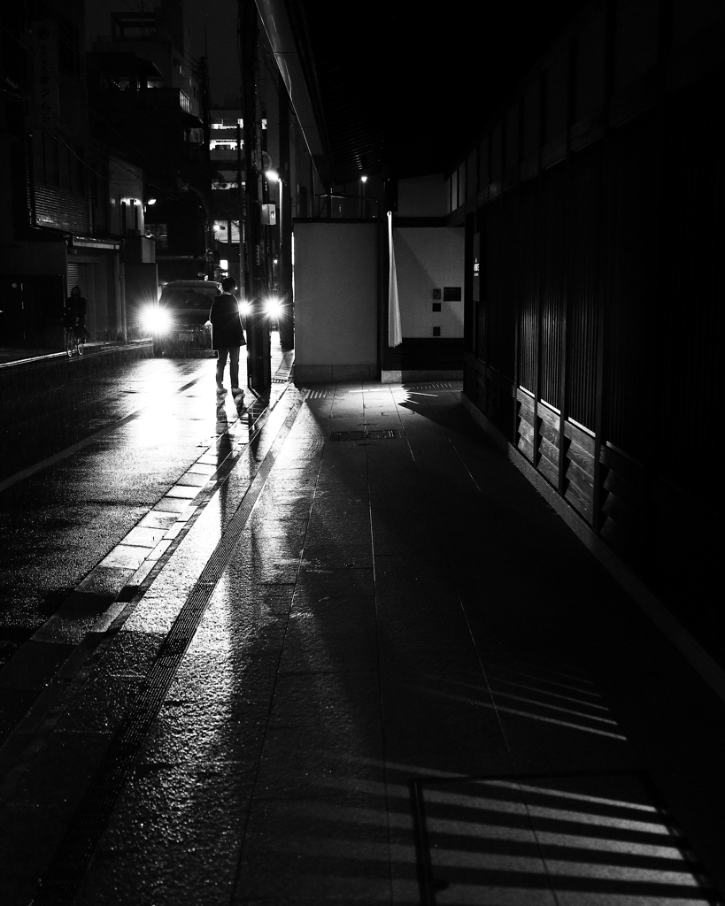 夜の雨