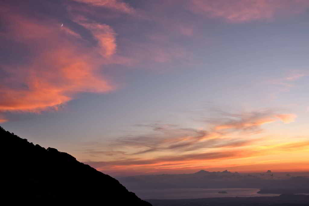 伊吹山夕景