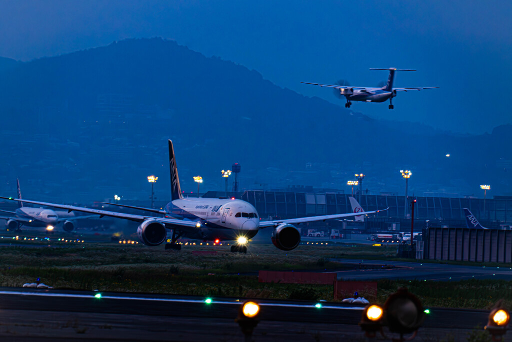 初飛行機撮影♪