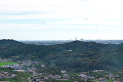 遠くに見える浜松の街並み