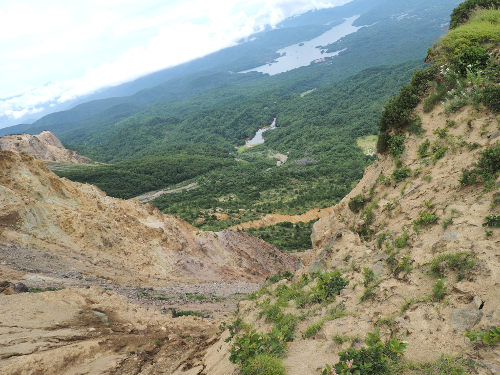 磐梯山からの景色