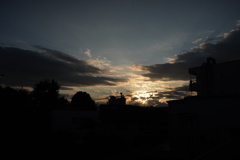 今日の吉祥寺の夕暮れ時に