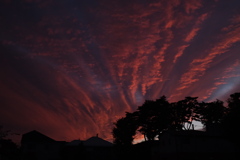 日曜日の夕暮れ時に