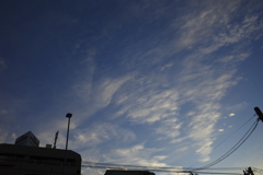 Today's sunset sky 
