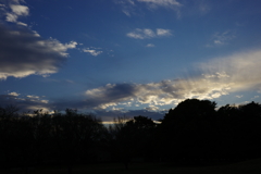 Before sunset at Nogawa Park, Tokyo 