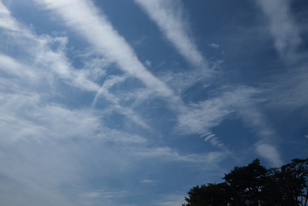 Autumn sky and clouds 